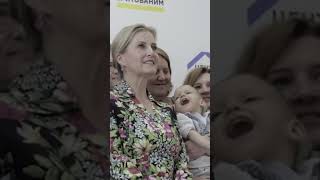 Duchess Sophie&#39;s touching encounter with a little one in Ukraine 💕