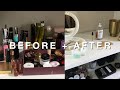 REALISTIC 💄 VANITY MAKEOVER — Tour & Reorganize My Makeup Space (Minimalist Journey 2020)