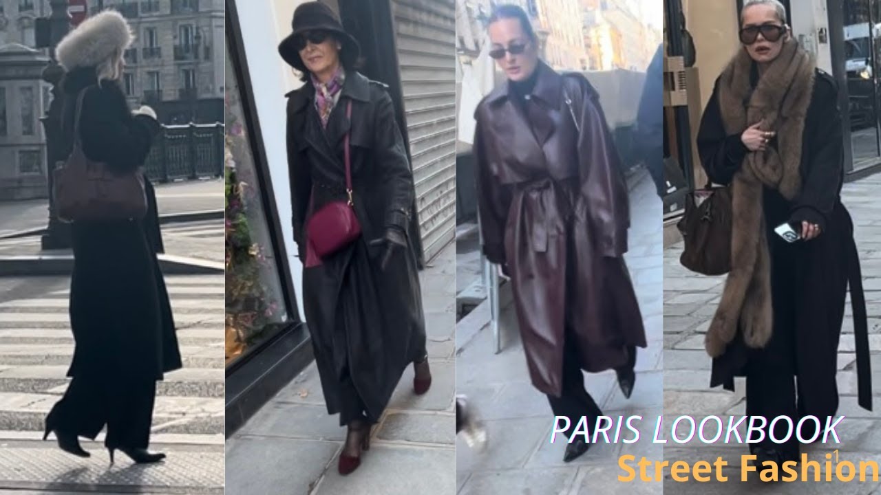 Paris  Street fashion  January 2026  Winter Elegance & Warm Outfits