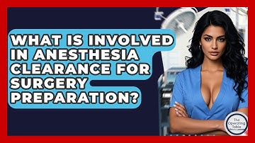 What Is Involved In Anesthesia Clearance For Surgery Preparation? - The Operating Table