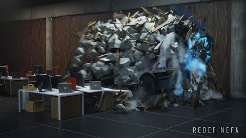 Unreal Engine 5.3 Real-Time Office Destruction with Niagara & Chaos