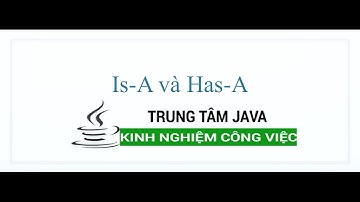 Java Cơ Bản - Quan hệ đối tượng Has A, Kế thừa Is A và Constructor