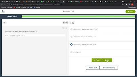 Advance programming c || Module 4 test || 100% #cisco #coderiders