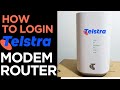 Telstra Modem Login to Change WIFI SSID &amp; Passsword | Telstra Router login