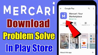 Mercari app not download install pending problem solve in play store ios screenshot 5