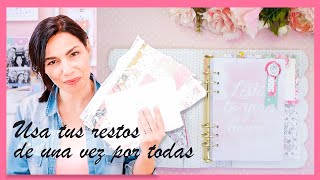 8 ideas creativas para usar tus scraps y olvidarte de ellos para siempre. Tutorial Scrapbooking