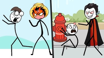 GRAB CRAZY vs GOMU GOMAN - New Levels STICKMAN Satisfying Double Mobile Gameplay (Android/ios)