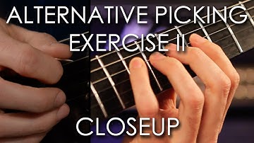 21. Alternative Picking Exercise II - Closeup