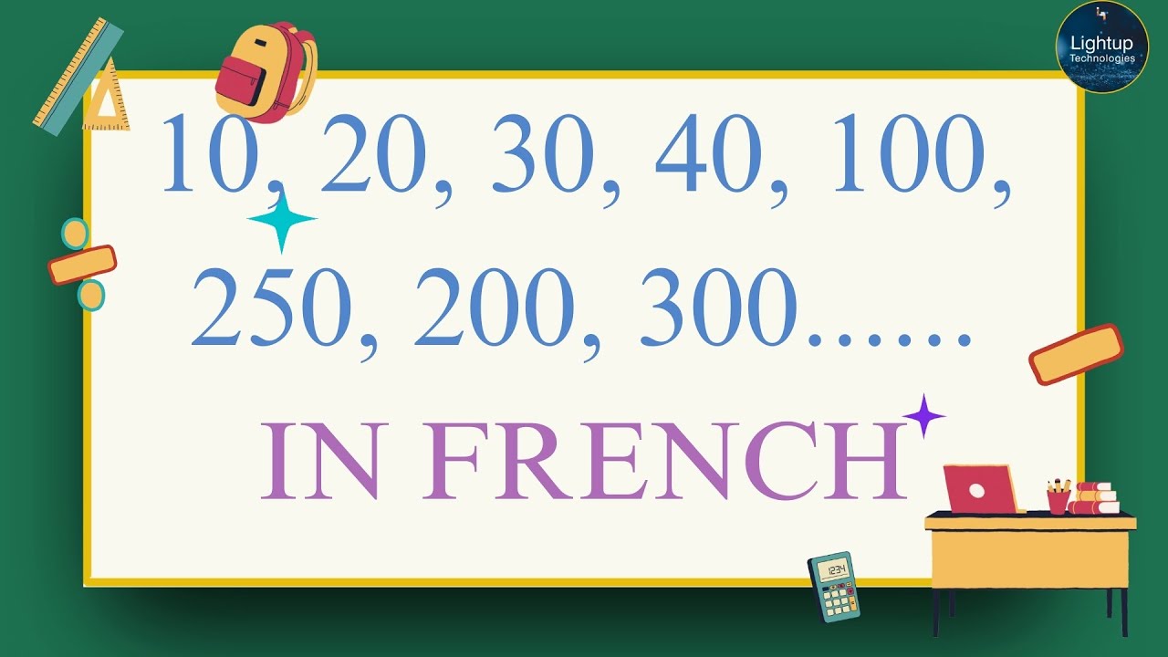 Counting 10s in french youtube