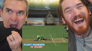FUNNIEST Comedy Moments in Cricket REACTION!!