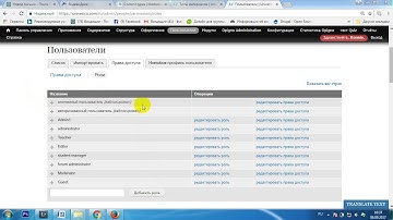 Регистрация и вход, роли, права доступа Drupal
