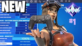 *UPDATED* BEST Chapter 4 Season 4 Controller Settings! Fastest Linear Sensitivity for (PS4/Xbox/PC)