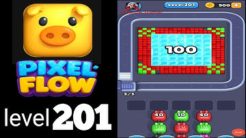 Pixel Flow level 201 Walkthrough Solution