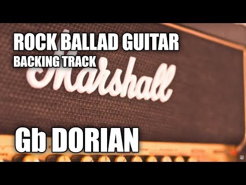 Rock Ballad Guitar Backing Track In Gb Minor