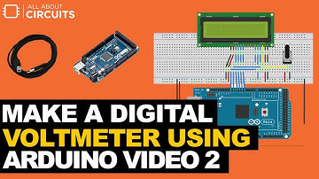 Make a Digital Voltmeter Using an Arduino   video 2