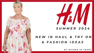 H&M Summer 2024 ❤ New In Haul & Try on ❤ Fashion Ideas to suit any age ❤