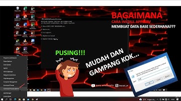 Tutorial Menginstall Appserv, Membuat Database Sederhana dan Membuat Tabel di Dalam Database