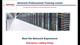 Enterprise Cabling Setup Part 2- Class Discussion