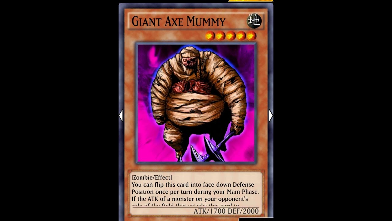 Yugioh Duel Links - Giant Axe Mummy