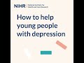 How to help young people with depression