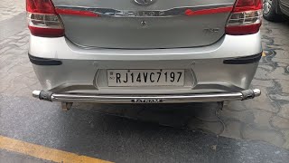 Etios mein piche ka bumper (Satnam ka bumper)