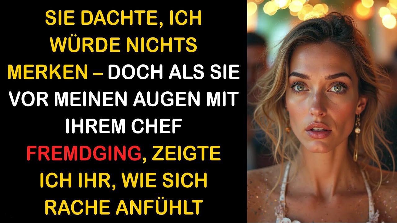 ALS MEINE FRAU VOR MEINEN AUGEN MIT IHREM CHEF FREMDGING – ICH REVANCHIERTE MICH STILVOLL