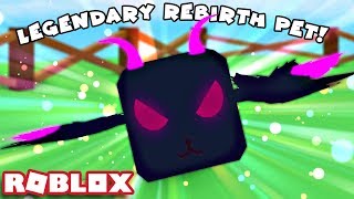 HE HATCHED THE RAREST REBIRTH PET! (Dark Serpent) | Roblox Pet Ranch Simulator screenshot 5