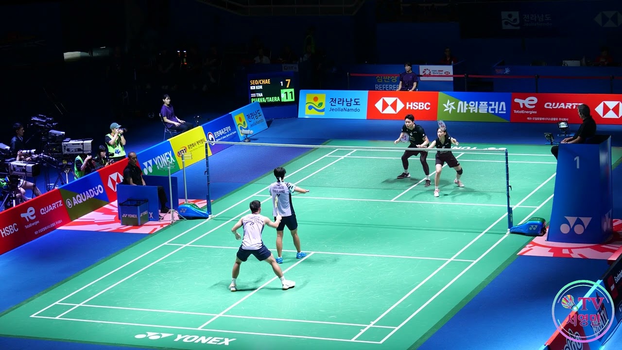 2023 코리아오픈 배드민턴 혼복 🇰🇷  서승재 채유정 VS 🇹🇭 Dechapol Sapsiree