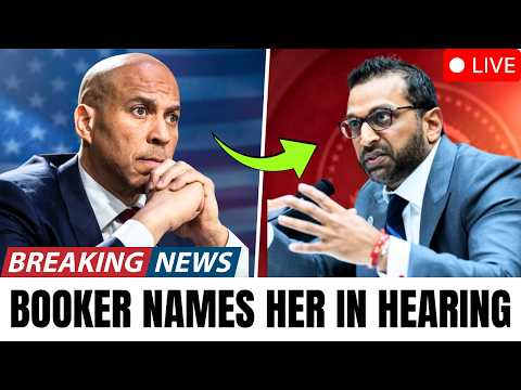 Kash Patel PANICS After Cory Booker Questions FBI Leadership and Mentions His Girlfriend