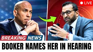 Kash Patel PANICS After Cory Booker Questions FBI Leadership and Mentions His Girlfriend