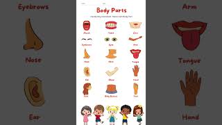 Name the Body Parts 🧍‍♂️ | Fun Vocabulary Worksheet for Kids 🖍️
