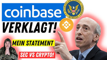 🚨BREAKING NEWS | COINBASE VON SEC VERKLAGT | MEIN STATEMENT | BINANCE VERUNTREUUNG? | BTC DROP🚨