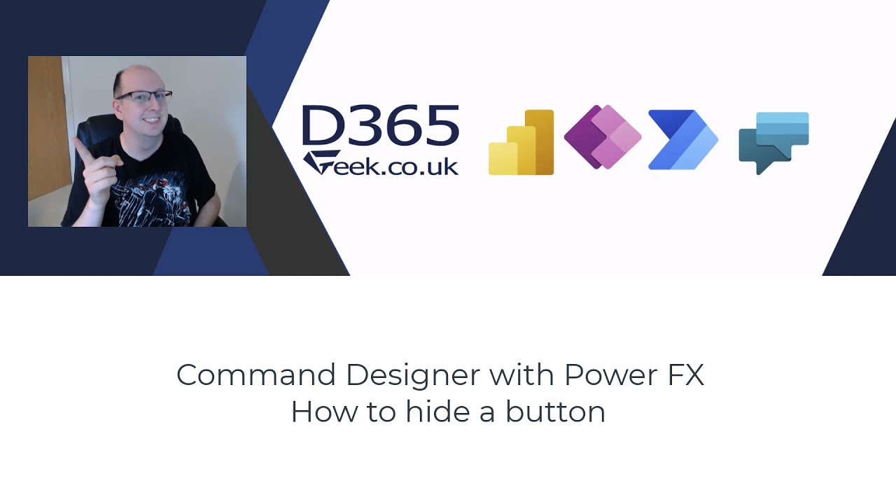 Power Apps Commanding with Power FX -  How to Show/Hide a Button