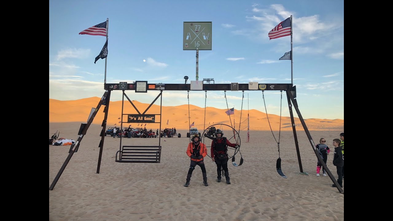 Landing at the Glamis Swingsets