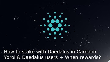 How to stake in Cardano