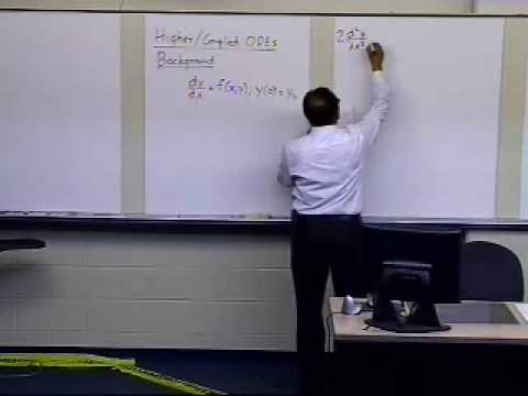 Chapter 08.05: Lesson: Coupled Ordinary Differential Equations: Background: Part 1 of 2