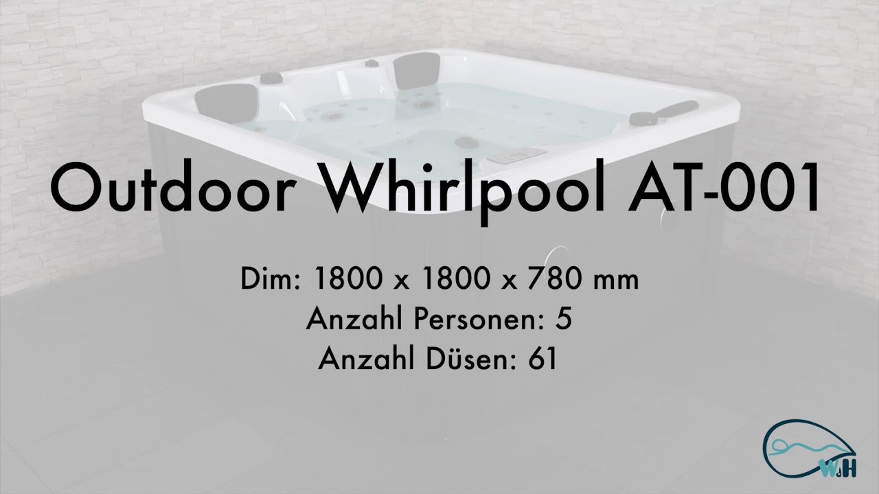 Outdoor Whirlpool / Aussenwhirlpool Modell AT-001