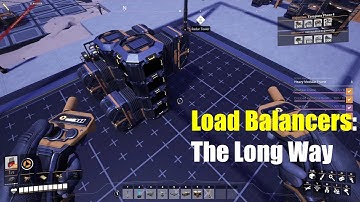 Stack splitters for vertical load balancing in Satisfactory