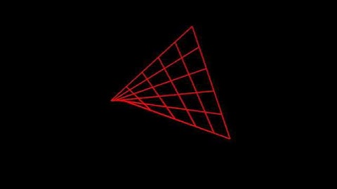 Wireframe Hyperbolic Paraboloid Loading Animation