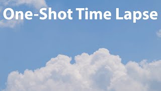 White Clouds in a Blue Sky (5 Minute One-Shot Time-Lapse)