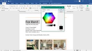 Formatting Text (Font Size, Color, Text Alignment) - Microsoft Word