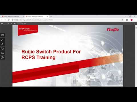 Online Training | Ruijie E-Learning System Introduction