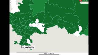 [WR] Seterra - Russia: Republics - Pin (Mobile App) in 0:18 screenshot 5