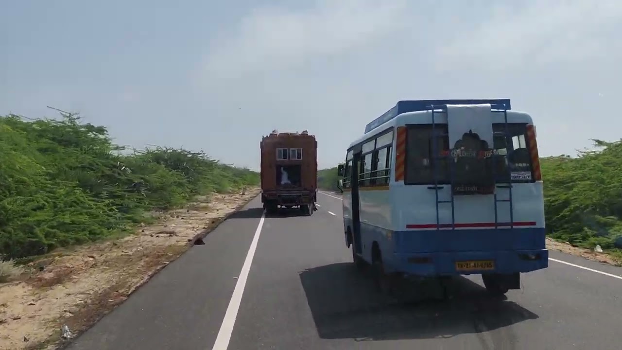 रावेश्वर से धनुष्कोटि का रास्ता भारत की अंतिम सड़क 