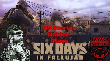 Marine Raider Plays Six Days In Fallujah