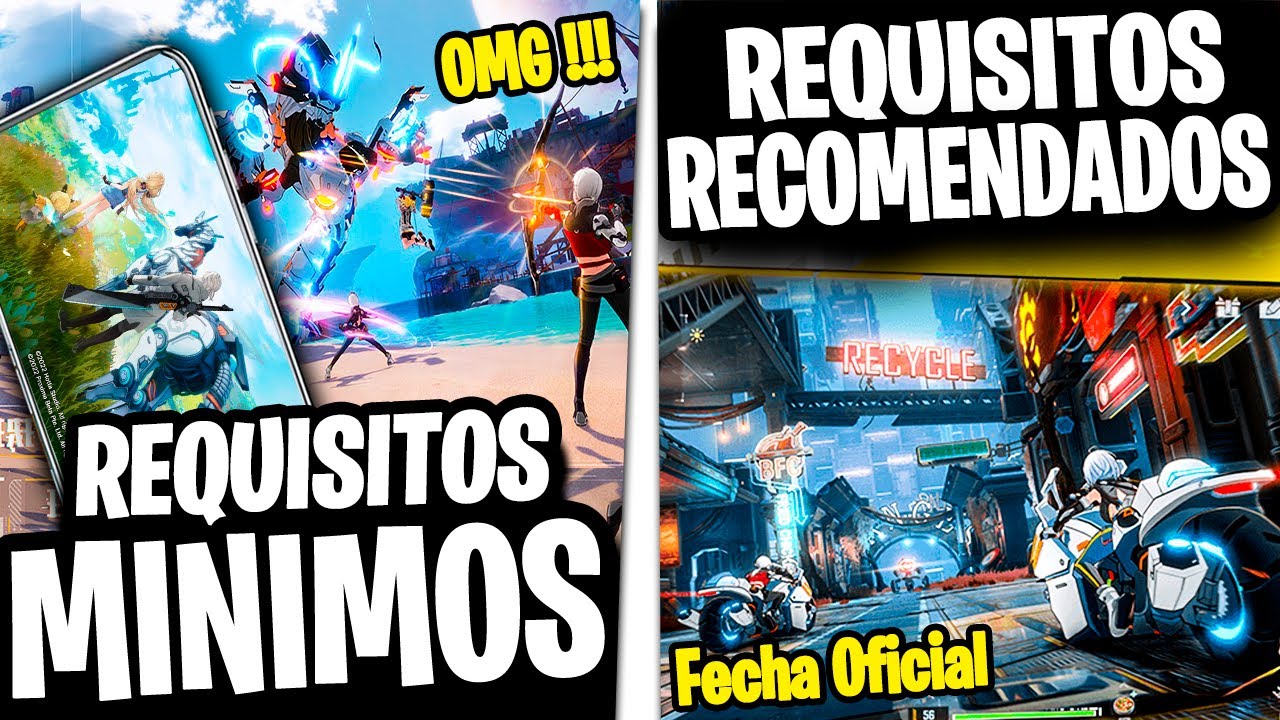 TOWER OF FANTASY Nuevos Requisitos MINIMOS y RECOMENDADOS para jugar en  Móviles y PC ANDROID / iOS 