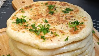 🌹Fluffy Soft Turkish Flatbread ➤ Bazlama🌹