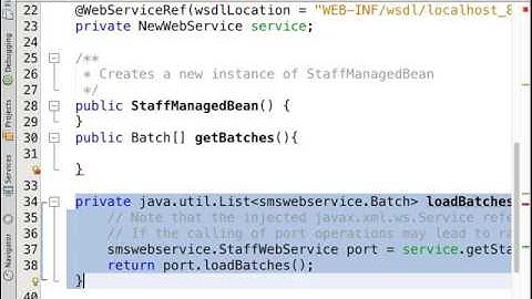 Create JSF Web Client Accessing Java Web Services
