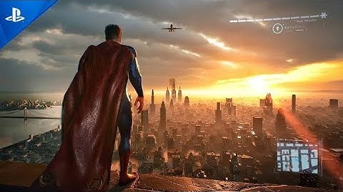 Superman Flight Test | Unreal Engine 5 | Epic Games | Sony Playstation 5