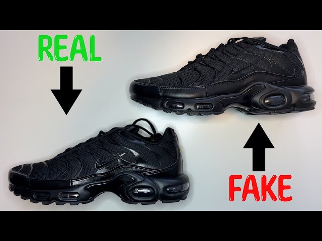 REAL VS. FAKE NIKE AIR MAX PLUS / TUNED 1 / TN SNEAKERS COMPARISON - YouTube